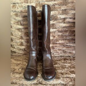 G by Guess Women Brown Boots Size 9.5M with TEAR